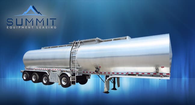 Crude oil tanker trailer